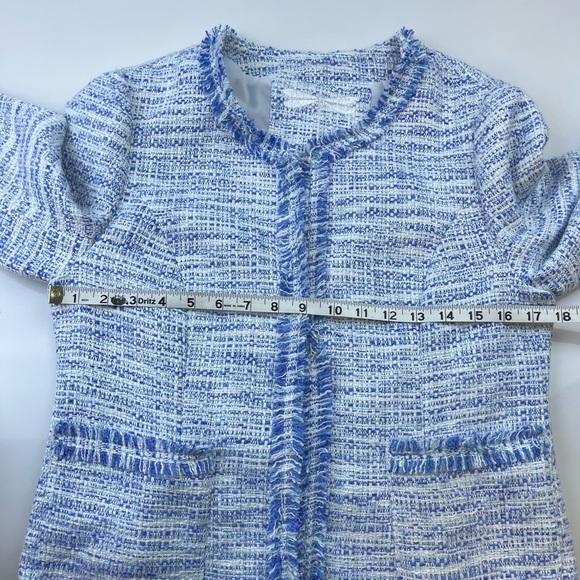 Tyler Boe Blue/White Tweed Blazer N230-11 - Picture 9 of 9